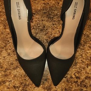 Black high heels